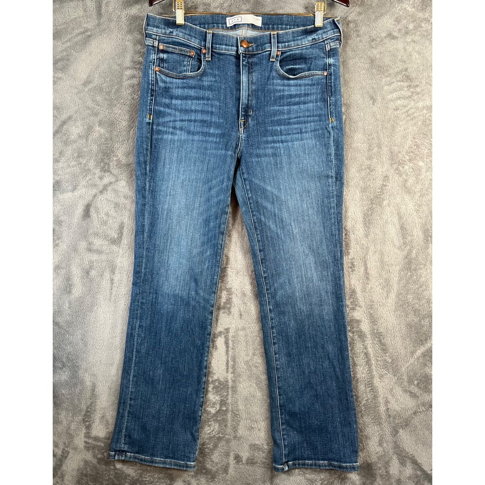 AYR  The POP Jeans 33L 34x29 Medium Wash Straight Leg Ankle Denim
